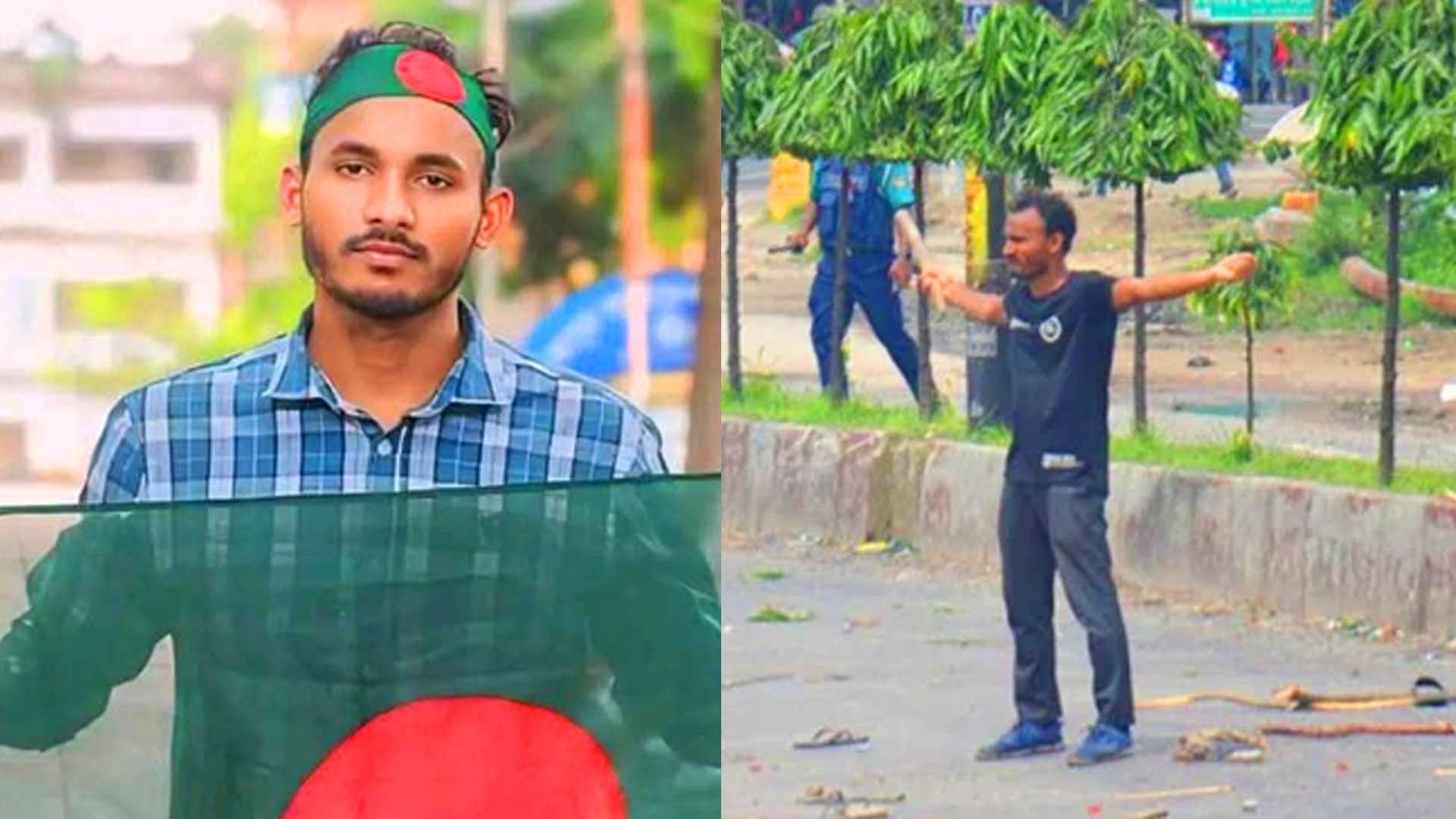 জুলাই অভ্যুত্থানে শহীদ হন আবু সাঈদ। ছবি:আজকের প্রথা