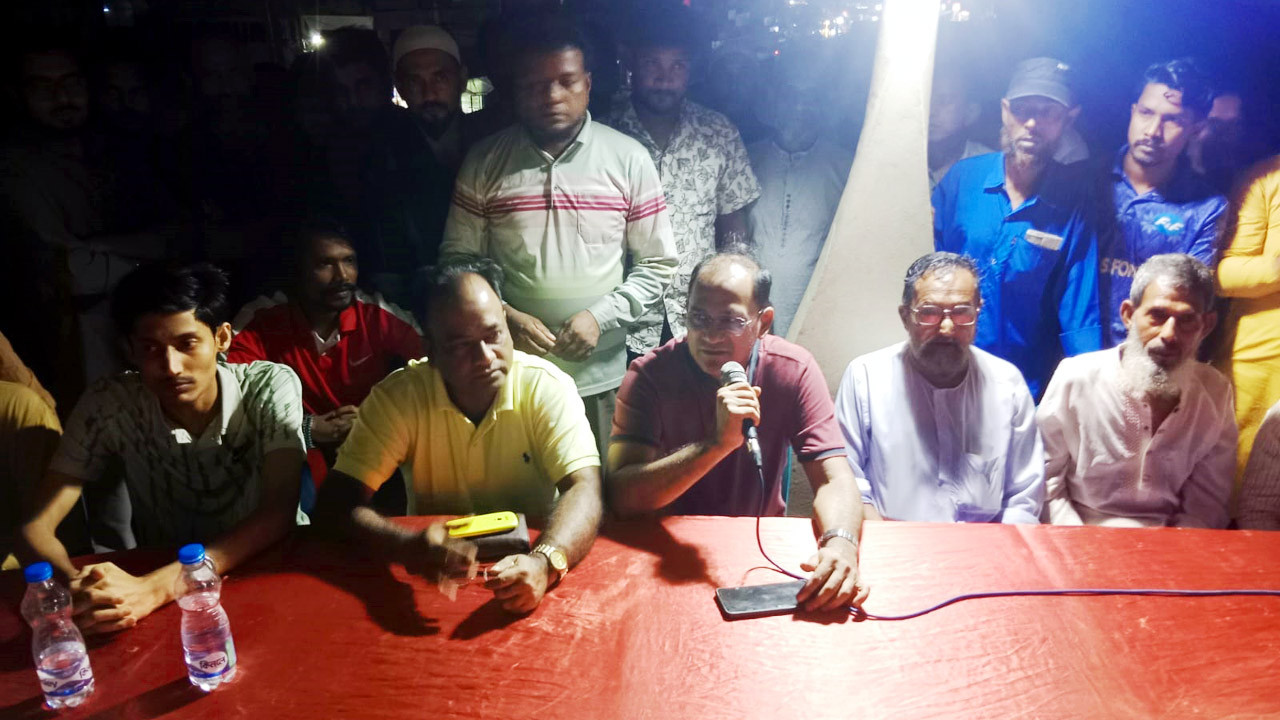 মধুপুরের নির্মাণ প্রকৌশল শ্রমিক ইউনিয়নের বিশেষ বর্ধিত সভা । ছবি : আজকের প্রথা