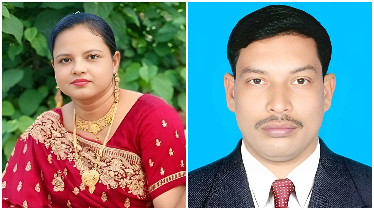 সাংবাদিক দম্পতি মুহাম্মদ কাইসার হামিদ ও মুছাম্মৎ রোকেয়া আক্তার। সংগৃহীত