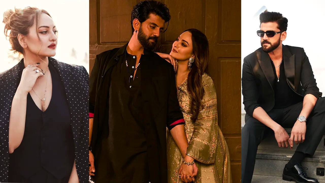 অভিনেত্রী সোনাক্ষী সিনহা ও প্রেমিক জহির ইকবাল । ছবি  সংগৃহীত