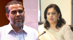 বন ও পরিবেশ উপদেষ্টা সৈয়দা রেজওয়ানা হাসান ও জামায়াত নেতা এহসানুল মাহবুব জুবায়ের। ছবি  সংগৃহীত