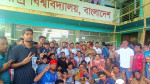 রবীন্দ্র বিশ্ববিদ্যালয়ের স্থায়ী ক্যাম্পাস অনুমোদন-অনশন ভাঙলেন শিক্ষার্থীরা