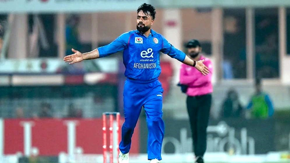 আফগান অধিনায়ক রশিদ খান। ছবি: সংগৃহীত