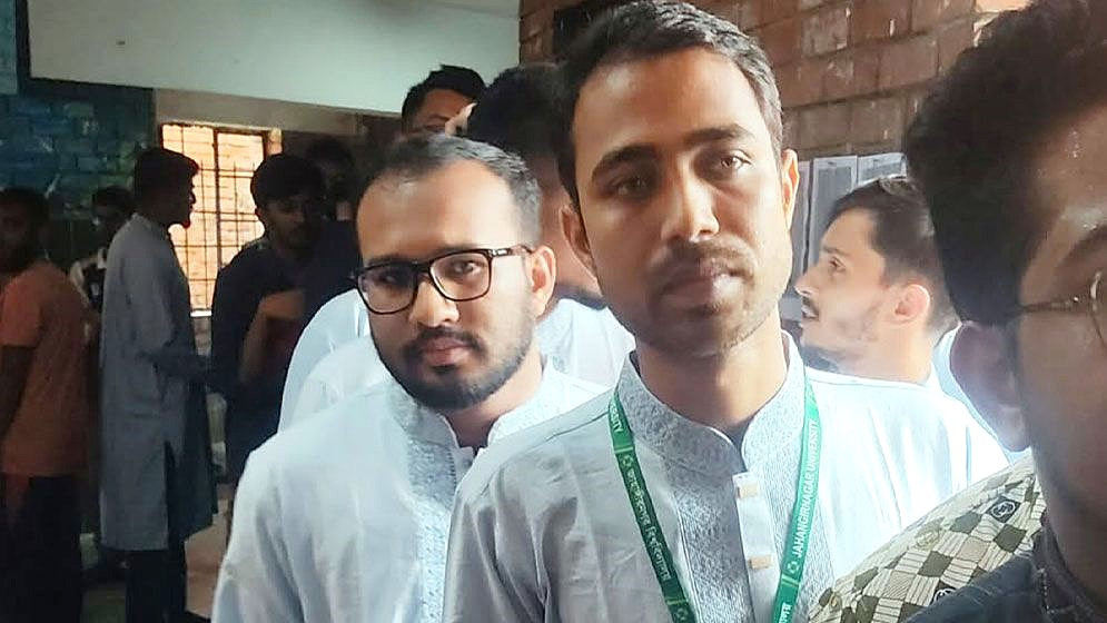 জাকসু নির্বাচনে ভোট দেওয়ার পর গুরুতর অভিযোগ তুললেন ছাত্রদল সমর্থিত ভিপি প্রার্থী শেখ সাদী হাসান। ছবি:সংগৃহীত