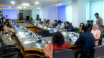 রাজধানীতে অনুষ্ঠিত ‘সন্ধিক্ষণে বাংলাদেশ’ শীর্ষক গোলটেবিল বৈঠকের একটি মুহূর্ত। ছবি:সংগৃহীত