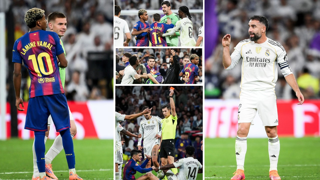 এল ক্লাসিকো: পেদ্রির ক্যারিয়ারে প্রথম লাল কার্ড, বার্নাব্যুতে উত্তেজনার পর জয় রিয়ালের। ছবি: সংগৃহীত