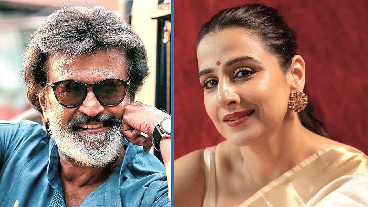 রজনীকান্ত ও বিদ্যা বালান। ছবি: সংগৃহীত