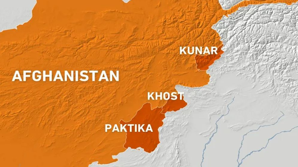 আফগানিস্তানের খোস্ত অঞ্চলে পাকিস্তানের মধ্যরাতের বিমান হামলা। ছবি: সংগৃহীত