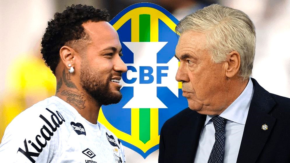 ব্রাজিল কোচ আনচেলত্তি নেইমারের ভবিষ্যৎ নিয়ে মন্তব্য করছেন, ২০২৬ বিশ্বকাপ স্কোয়াডের আলোচনায়। ছবি: সংগৃহীত