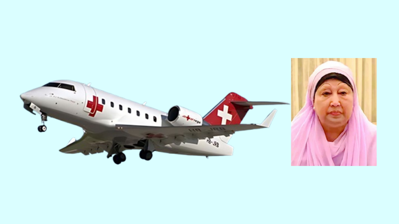 খালেদা জিয়াকে লন্ডনে নিতে মঙ্গলবার সকাল ৮টায় ঢাকায় অবতরণ করবে এয়ার অ্যাম্বুলেন্স। রাতেই যাত্রা সম্ভাবনা, চিকিৎসক দলের মূল্যায়নে সময় পরিবর্তন হতে পারে।