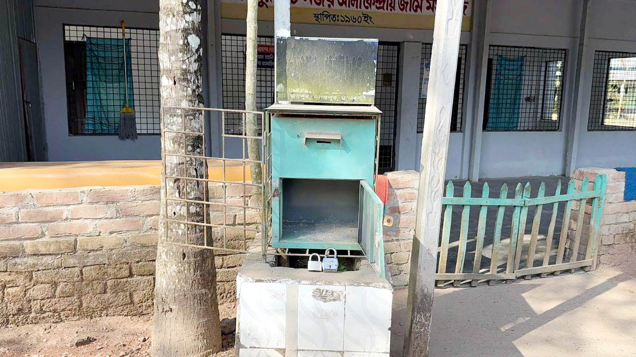 মসজিদের দানবাক্সের তালা কেটে টাকা চুরি