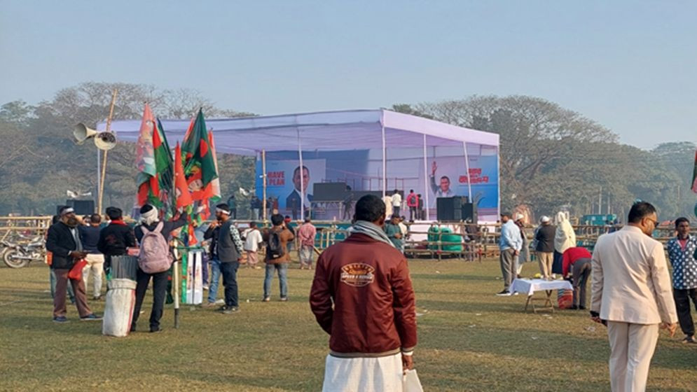 ২২ বছর পর ময়মনসিংহে তারেক রহমান, জনসভা ঘিরে প্রস্তুতি