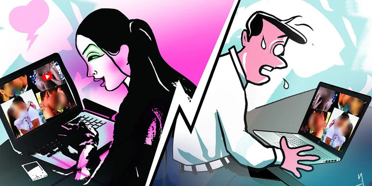 হানি ট্র্যাপ চক্র। ছবি: সংগৃহীত