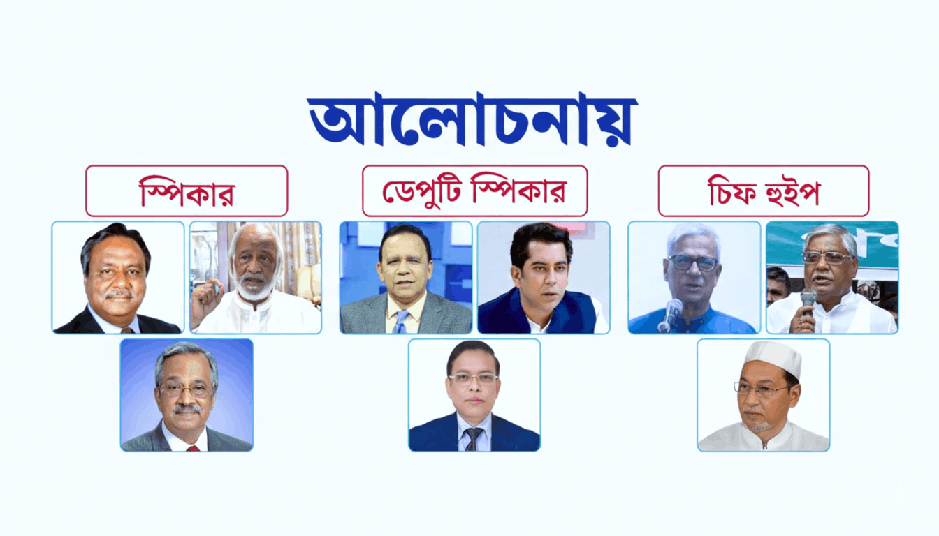 ত্রয়োদশ জাতীয় সংসদের প্রথম অধিবেশনে বিএনপির সম্ভাব্য নেতৃত্ব নিয়ে আলোচনা চলছে।